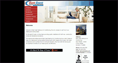 Desktop Screenshot of eastcoastheatingandairconditioning.com
